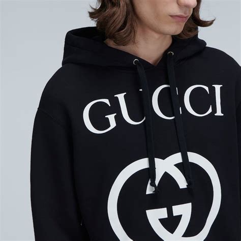 hoodie gucci replica|gucci interlocking hoodie.